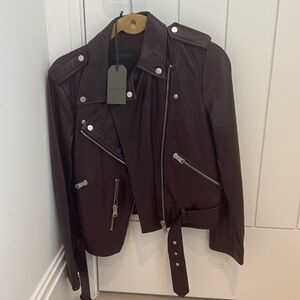 All Saints leather jacket | Size 8